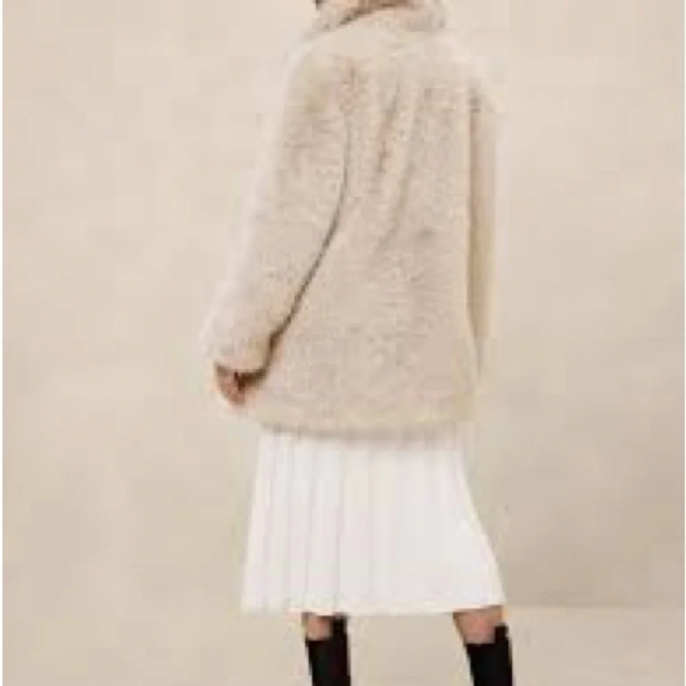 Banana Republic faux fur teddy Jacket XL new - Picture 3 of 10